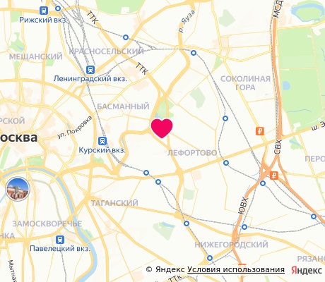 На карте