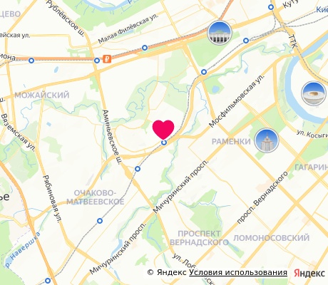 На карте