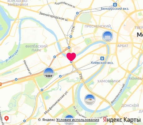На карте