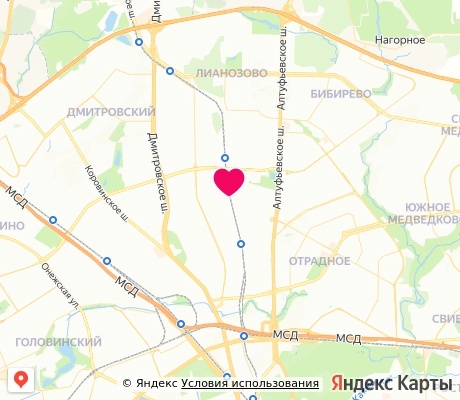 На карте