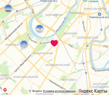 На карте