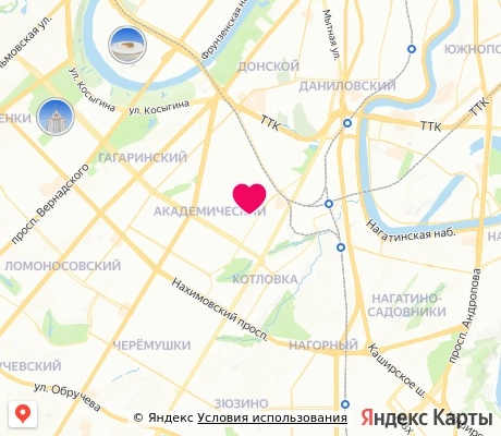 На карте