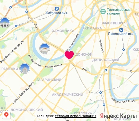 На карте
