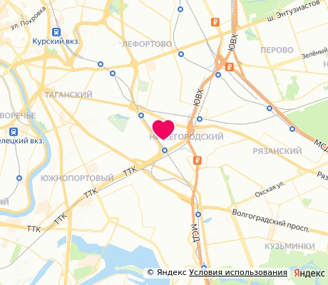 На карте