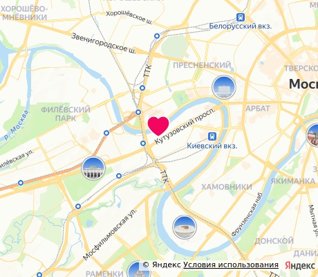 На карте