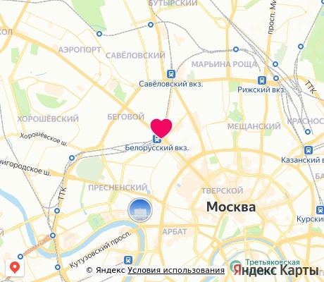 На карте