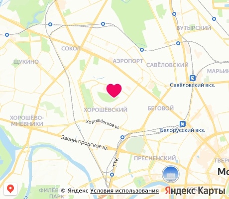 На карте