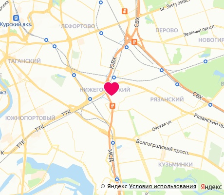 На карте