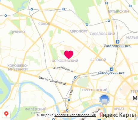 На карте