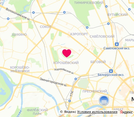 На карте