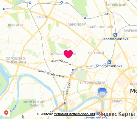 На карте