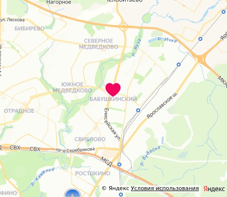 На карте