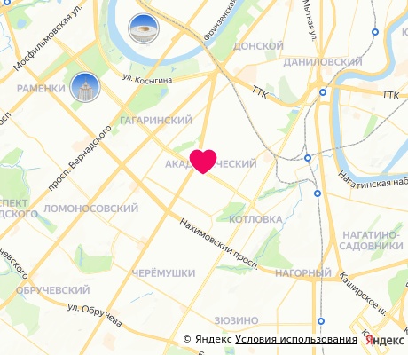 На карте