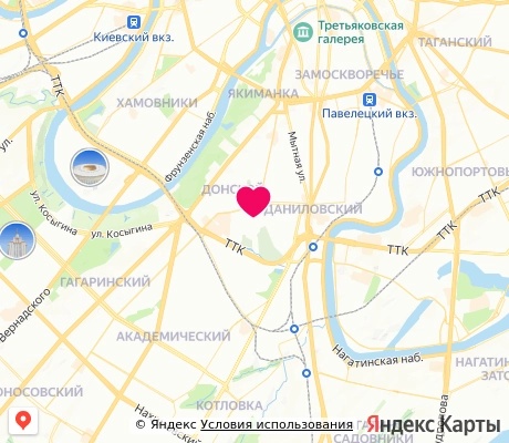На карте