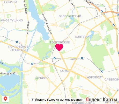 На карте