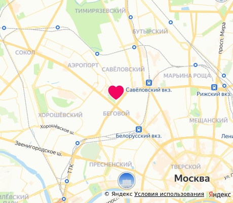 На карте