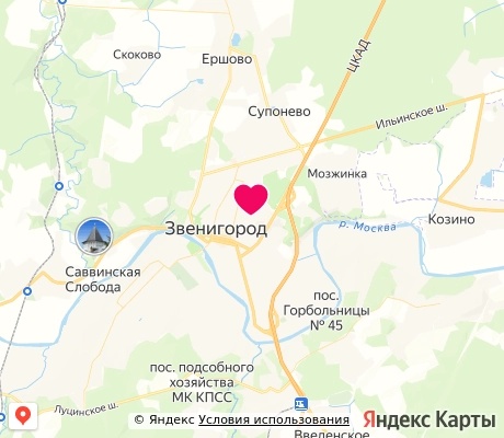 На карте