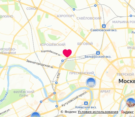 На карте