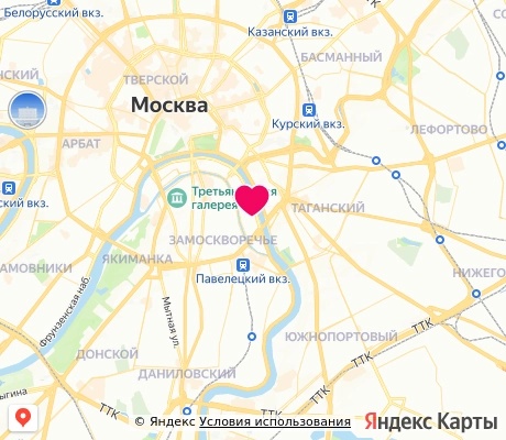 На карте
