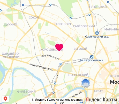 На карте