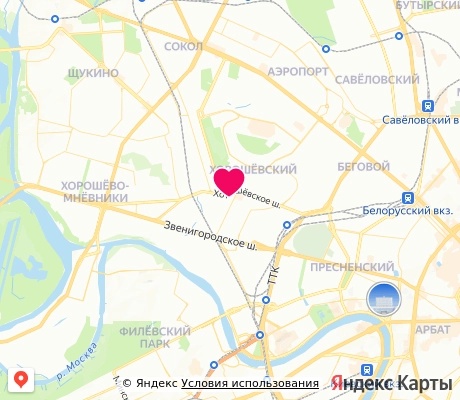 На карте