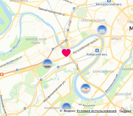 На карте