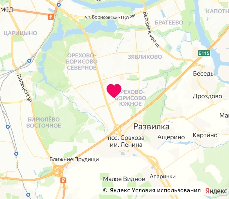 На карте