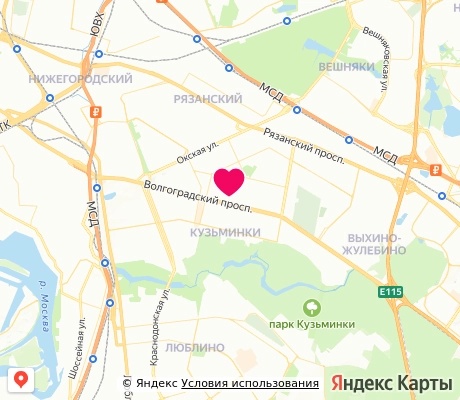 На карте