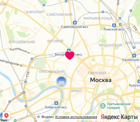 На карте