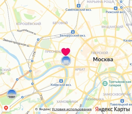 На карте