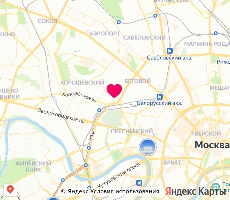 На карте