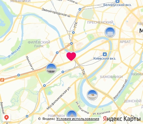 На карте