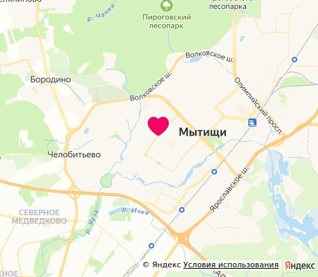На карте
