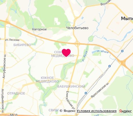 На карте