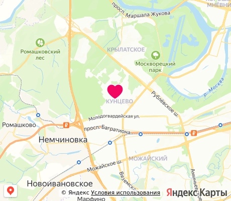 На карте