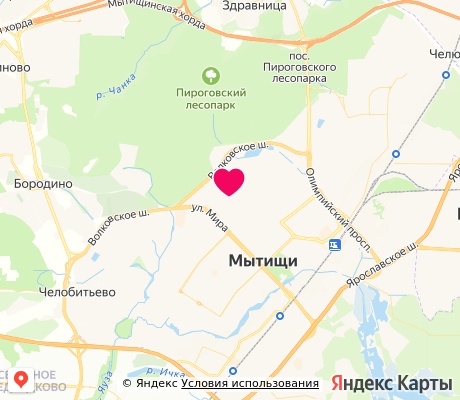 На карте
