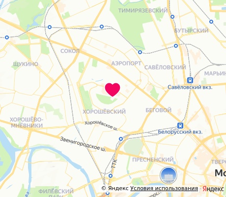 На карте