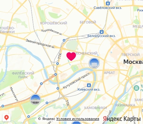 На карте