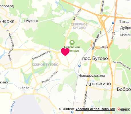 На карте