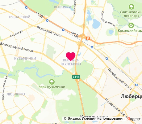 На карте