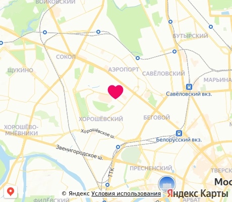 На карте