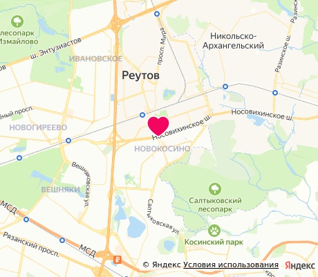 На карте
