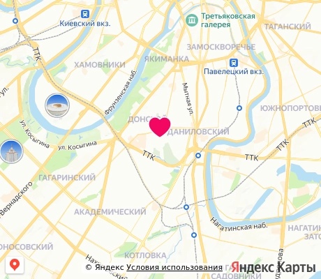 На карте