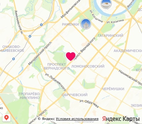 На карте