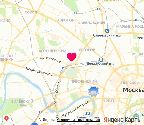 На карте