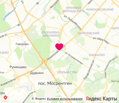 На карте