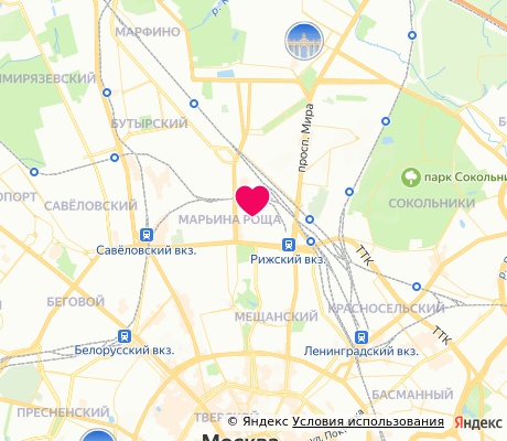 На карте