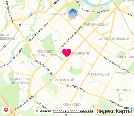 На карте