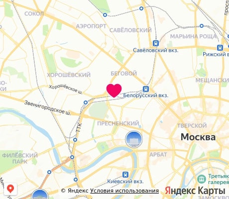 На карте