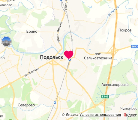 На карте